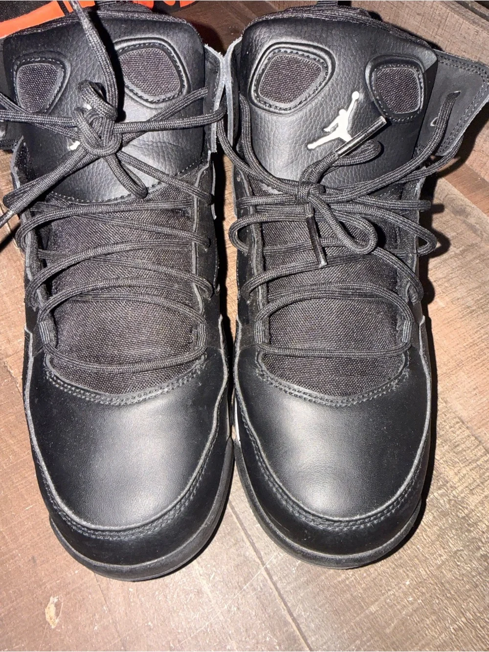 Jordan Black and White Retro Basketball Sneakers
